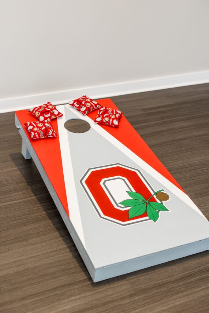 Ohio State corn hole board