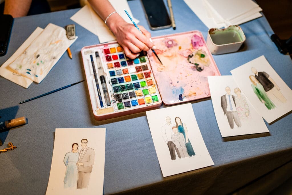 Watercolor guest painter