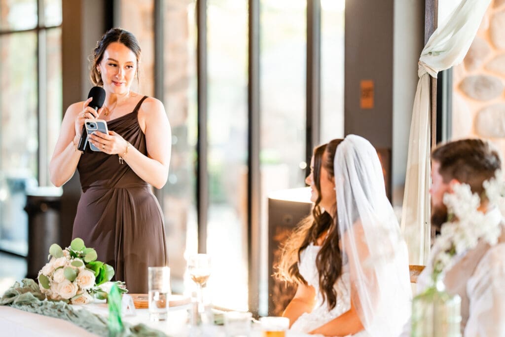 Wedding toast at the Columbus Zoo and Aquarium