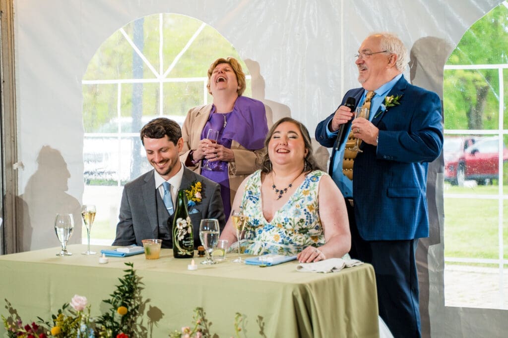The Groom's dad's speech