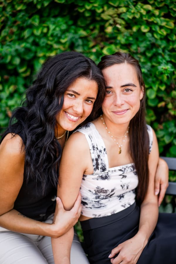 LGBTQ+ engagement photos in German Village
