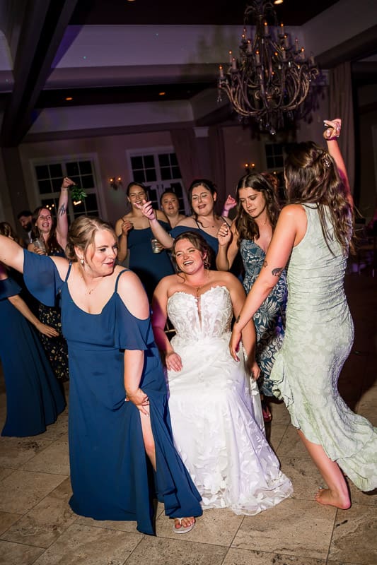 Reception at Pinnacle Golf Club in Grove City, Ohio.