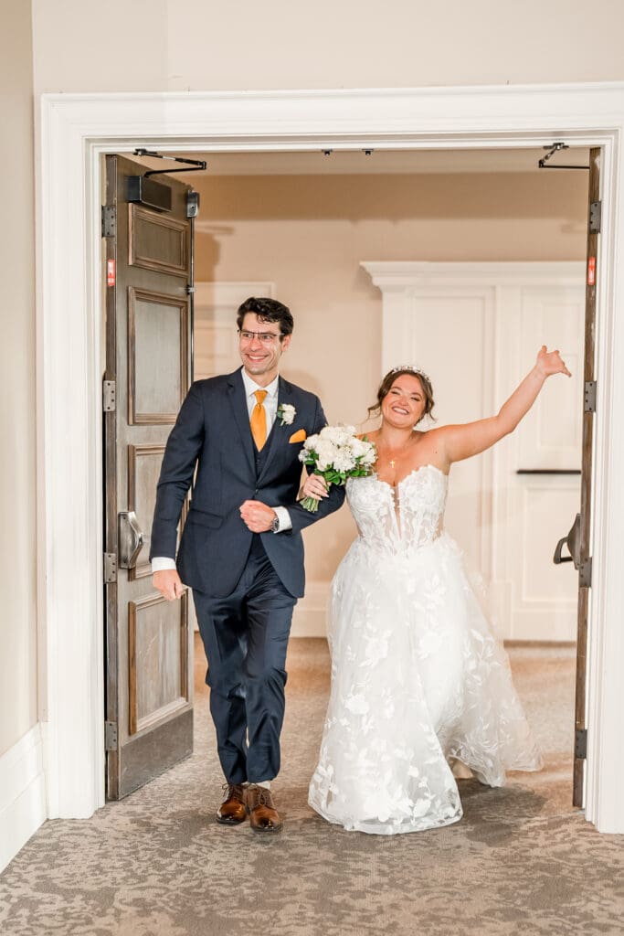 Reception entrance at Pinnacle Golf Club in Grove City, Ohio.